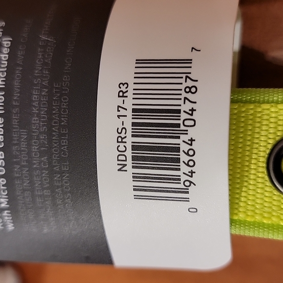 NiteDog Rechargeable LED Collar Lime Green Small - Picture 9 of 9